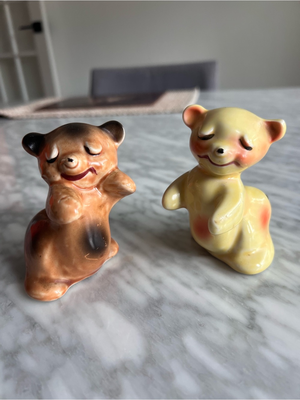 Vintage Van Tellingen Hugging Bears Shakers - Picture 2 of 7